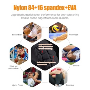 Rodillera de neopreno tipo panal de abeja, protectora deportiva, de compresión, ajustable y transpirable, para baloncesto y fútbol - Product Image 4