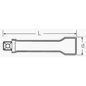 STAHLWILLE - 13420002 Rallonges VDE 1/2 ''1000V-CLÉS À DOUILLES ISOLÉES EAN 4018754253883 - Product Image 2