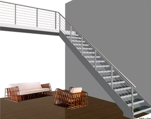 <span class=keywords><strong>Escalier</strong></span> <span class=keywords><strong>droit</strong></span> <span class=keywords><strong>en</strong></span> <span class=keywords><strong>acier</strong></span> <span class=keywords><strong>en</strong></span> métal de conception professionnelle <span class=keywords><strong>Escalier</strong></span> de garde-corps <span class=keywords><strong>en</strong></span> fer de personnalisation de couleur - Product Image 5