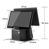 Systèmes de point de vente pour comptoirs de marché, matériel EPOS, machine EPOS 4G intégrée avec imprimante thermique