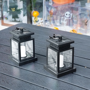 Lampes solaires décoratives pour la maison, le jardin et la terrasse, ambiance vintage, lampes suspendues à LED en forme de bougie - Product Image 6