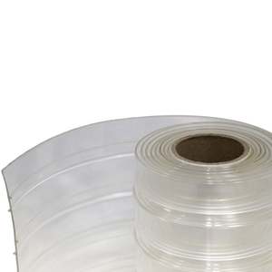 Rideaux de porte transparents / rideaux en plastique PVC flexible transparent pour congélateur polaire pour entrepôt frigorifique - Product Image 2