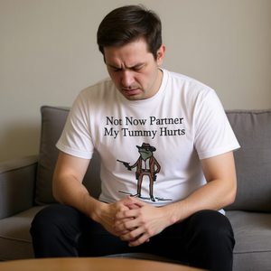 Maglietta Not Now Partner Stomach Ache Survivor - Prodotto promozionale - Product Image 3