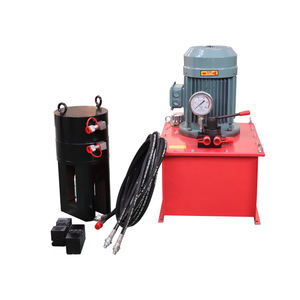 Máquina extrusora hidráulica de barras de acero para la formación de cabezales de pilotes rotos, con abrazadera hidráulica y extrusora en frío de manguitos de laminación de acero de conformación en una sola operación - Product Image 5