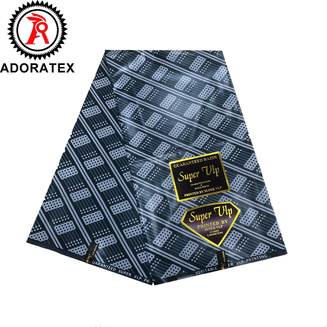 Nigerian Double Face Wax Cloth Ankara Traditional Wrapper Material 100% Polyester Soft Dress Textile Fabric