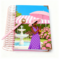 Carnet à spirales, journal d'objectifs, agenda quotidien, carnet de notes, organisateur avec impression personnalisée