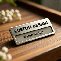 Badge magnétique personnalisé avec logo pour réceptionniste, hôpital, hôtels, restaurants, personnel de vente au détail, salon professionnel, conférence
