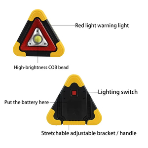 Luz solar <span class=keywords><strong>de</strong></span> estacionamiento y batería, lámpara <span class=keywords><strong>de</strong></span> peligro <span class=keywords><strong>de</strong></span> seguridad, advertencia <span class=keywords><strong>de</strong></span> avería <span class=keywords><strong>de</strong></span> emergencia para coche con trípode <span class=keywords><strong>de</strong></span> luz Led, señal <span class=keywords><strong>de</strong></span> advertencia <span class=keywords><strong>de</strong></span> parada - Product Image 5
