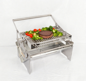 Custom Barbecue Grill Wood <strong>Charcoal</strong> <strong>and</strong> <strong>Gas</strong> <strong>BBQ</strong> Fire Pits Grill Outdoor Camping Flip <strong>BBQ</strong> Grill Set - Product Image 4