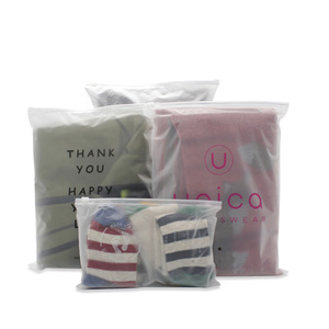 Good Quality Slider T-Shirt Lock Plastic Clothes Eco Friendly Recyclable Frosted Zipper Bag Jewelry