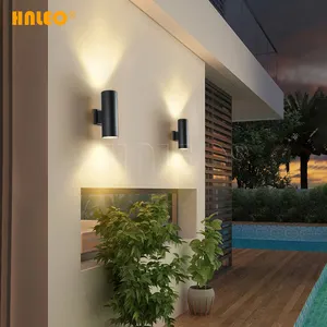 Ip65 Waterdicht Exterieur Geïntegreerde Led Cilinder Up Down Lights Cob Outdoor Tuin Led Wandlamp