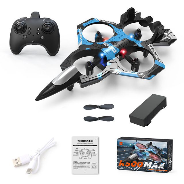 K500MAX UAV Quadcopter air Pressure Height Set Throw Airplane Hover 2.4G One-key Take-off/land USB Charge Cable