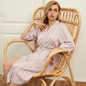 Robes de nuit en Satin pour Femmes, nouvelle collection, Sexy, de luxe, personnalisées, longues pour dames, Pyjamas