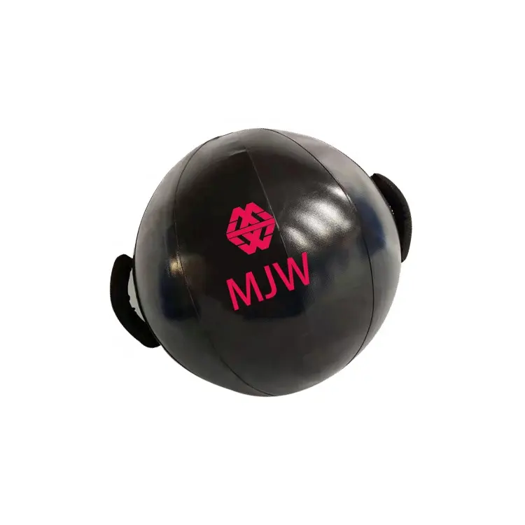 Benutzer definierte kleine Größe Gewicht PVC aufblasbare Kraft training Fitness Stanzen Wasser Gewicht Tasche Aqua Ball mit Luftpumpe