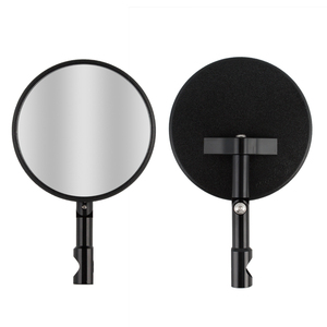 Espejos Retrovisores Laterales Redondos Negros YHMOTO para Manillar, Espejos Retrovisores para Supermoto, Enduro, Superbike S2, Universales - Product Image 3
