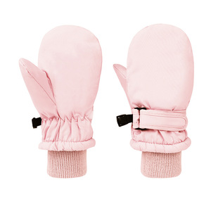 Gants de <span class=keywords><strong>ski</strong></span> imperméables et coupe-vent en polyester pour enfants (filles et garçons) – Tailles S-M-L – Rose et <span class=keywords><strong>bleu</strong></span> <span class=keywords><strong>marine</strong></span> unis – Idéaux pour l'hiver et les activités de plein air - Product Image 6