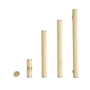 Tirador de puerta de armario de muebles de estilo moderno moleteado de latón pequeño americano de lujo para tocador y baño dormitorio - Product Image 1