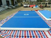 Piste d'air de gymnastique gonflable de haute qualité 20 pieds 30 pieds 40 pieds 6m 12m Tapis de gymnastique gonflable Piste de tumbling à vendre