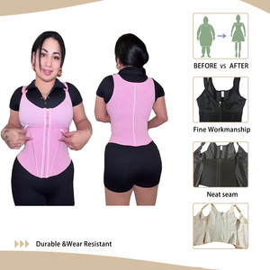 <span class=keywords><strong>Faja</strong></span> colombiana overbust de alta compresión con efecto reloj de arena, corsé de control de abdomen y chaleco moldeador de cintura <span class=keywords><strong>para</strong></span> <span class=keywords><strong>mujer</strong></span> con 9 varillas - Product Image 3
