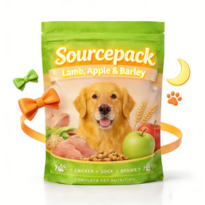 Kantong Mono PE Transparan untuk Wadah Nutrisi Hewan Peliharaan yang Dapat Ditutup Kembali, untuk Program Pasokan Makanan Hewan Peliharaan - Product Image 5