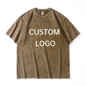 เสื้อยืดทรงบ็อกซี่โอเวอร์ไซส์ ผ้าฝ้าย 100% เสื้อยืดผู้ชาย วินเทจ ล้างสีแล้ว พิมพ์ลายดิจิตอลตามสั่ง คุณภาพสูง - Product Image 2