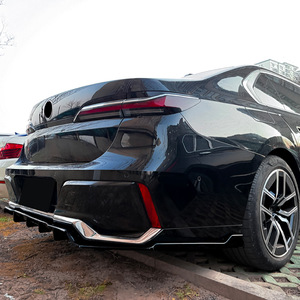 Alerón trasero Amp-Z con textura de fibra de carbono y acabado pulido para BMW Serie 7 I7 G70 G73 M Sport 2023+ - Product Image 2