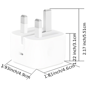 <span class=keywords><strong>Adaptateur</strong></span> de <span class=keywords><strong>prise</strong></span> pliable PD20W UK 20W Type-C <span class=keywords><strong>Adaptateur</strong></span> de téléphone approprié Chargeur PD - Product Image 4