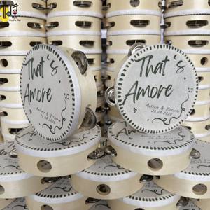 Strumenti Musicali a Percussione all'Ingrosso <span class=keywords><strong>Tamburello</strong></span> Personalizzato da 6 Pollici Tamburo Giocattolo per Matrimoni Chiesa e Feste Prezzo - Product Image 6