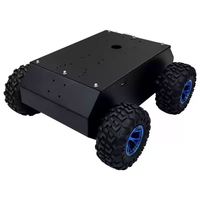 Kit de robotique intelligent : Voiture 4x4 C400, plateforme de développement ROS, roues en caoutchouc de 130 mm, prend en charge le développement secondaire et le contrôle RC