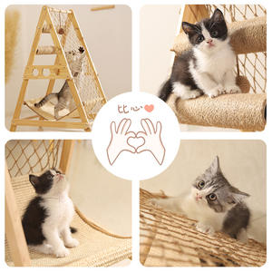 New Large Pet Crawl Kletter rahmen Massivholz <span class=keywords><strong>Cat</strong></span> Grab Column <span class=keywords><strong>Cat</strong></span> Nest <span class=keywords><strong>Tree</strong></span> Umfassende Lieferungen - Product Image 5