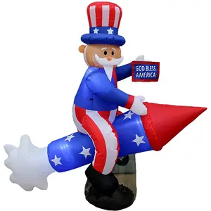 Hot Sale Inflatable Advertising Model Celebrate Independence Day Inflatable Model