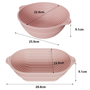 Herramienta para hornear Cesta plegable antiadherente de silicona para hornear para horno de masa - Product Image 2