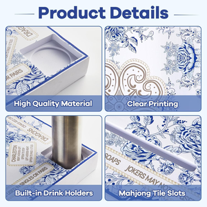 Mesa de <span class=keywords><strong>Juego</strong></span> Flotante de Espuma EVA Personalizada, Bandeja Impermeable para Mahjong, Cartas, Dominó, Juegos de Mesa Portátiles, Accesorio para Fiestas en la Piscina - Product Image 2