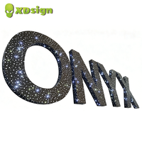 Lettres lumineuses LED personnalisées XDsign, ciel étoilé, enseigne 3D, RGB, étanche, signalétique extérieure, certifiée CE, publicité vibrante pour voiture