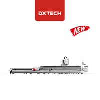 Dxtech Machine de découpe laser pour feuilles et tuyaux à double plateforme d'échange 1500W 3000W 4000W 6000W