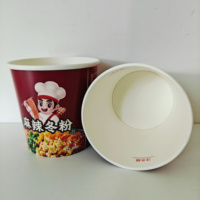 YBLPAK Gobelets en papier de qualité alimentaire pour nouilles instantanées, bols à soupe jetables, contenants écologiques à emporter pour ramen, riz et snacks