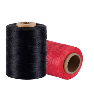 Fil à coudre à haute ténacité cousu à la main en cire tressée plate écologique de 0.8mm pour la couture du cuir et des vêtements - Product Image 4