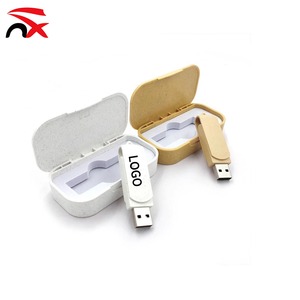 Hot Selling Biodegradable USB Flash Drive Plastic Custom Logo Printing USB for Phone Computer Promotional Gifts
