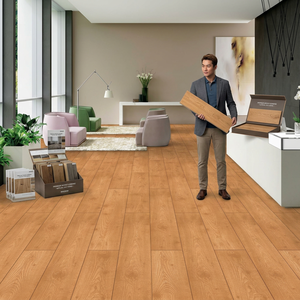 Baldosas de porcelana con aspecto de madera rústica de 8x48 pulgadas con acabado mate para pisos interiores. - Product Image 2