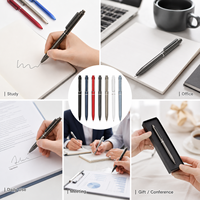 Stylo Gel Rétractable à Encre Gel 0,5 mm, Écriture Fluide, Logo Personnalisé, Fournitures de Bureau et Scolaires, OEM