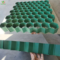 Herbe en nid d'abeille HDPE, grille pour chemin de golf, allée, 10-70mm