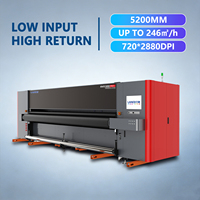 Imprimante UV hybride 5,2 m, imprimantes à jet d'encre, imprimante Epson, imprimante grand format, imprimante UV, machine d'impression de bannières