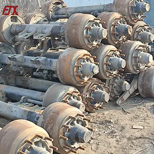 BPW Fuhua römork aksı kullanarak 12 ton, 14 ton ve 16 ton römork aksı