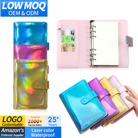 Classeur à anneaux A6 durable de vente chaude pour le bureau ou l'école comprend des enveloppes de caisse pour ordinateur portable classeur budgétaire