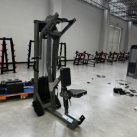 Machine de musculation commerciale en acier réglable pour entraînement corporel et exercices dorsaux, Rameur assis avec poignées, Vente en gros, Chargeuse compacte