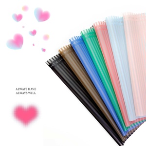 JOYWOOD Je t'aime pour toujours Nosa Papier rose imperméable pour emballer les fleurs Papier d'emballage pour bouquet Cadeau Fournitures de fleuriste Artisanat - Product Image 1