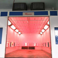 Cabines de peinture électriques populaires pour la peinture automobile et les pièces mécaniques