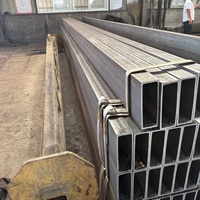 Tube carré en acier à coins vifs, section creuse métallique angulaire soudée avec précision pour armoire industrielle