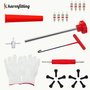 Kit d'outils de réparation de pneus |   Outils d'installation de soupapes et de retrait de cartouches pour voitures/camions - Product Image 1