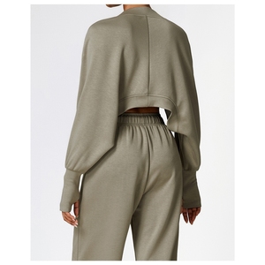 Collection d'hiver OEM ODM Survêtement ample pour femmes Fitness Yoga Gym Set pour femmes Sports Wear Jogger Clothing - Product Image 2